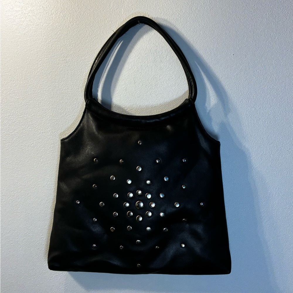 Black Studded Women's Bag